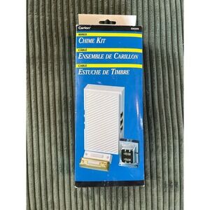 Carlon CK225 Wired Chime Kit‎ New in Box Includes Lighted Button and Transformer